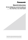WJ-NVF30, NVF30W Operating Instructions (Spanish)
