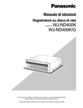 WJ-ND400 Operating Instructions (Italian)