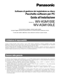WV-ASM100 Series Installation Guide (Italian)