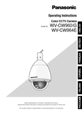 WV-CW960, CW964 Operating Instructions