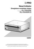 WJ-NX400 Operating Instructions (French)