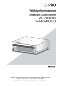 WJ-NX400 Important Information (German)