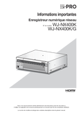 WJ-NX400 Important Information (French)
