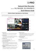 WJ-NX400 Quick Reference Guide (English)
