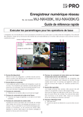 WJ-NX400 Quick Reference Guide (French)