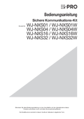 WJ-NXSxx Operating Instructions (German)