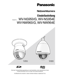 WV-NS950, NW960 Series Setup Instructions (German)