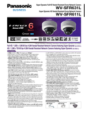 WV-SFR631L, SFR611L Spec Sheet (Global)