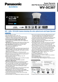 WV-SC387 Spec Sheet (Global)