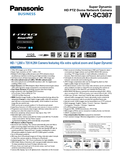 WV-SC387 Spec Sheet (US)