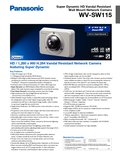 WV-SW115 Spec Sheet (US)