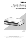 WJ-NX200K/G Operating Instructions (Spanish)