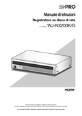 WJ-NX200K/G Operating Instructions (Italian)