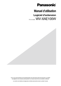 WV-XAE100W Operating Instructions (French)