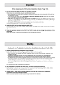 WJ-HD616, HD716 HDD important