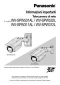 WV-SPW531AL, etc. Important Information (Italian)