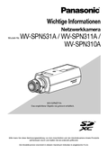 WV-SPN531A, etc Important Information (German)