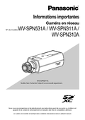 WV-SPN531A, etc Important Information (French)