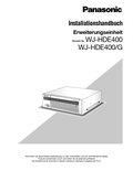WJ-HDE400 Installation Guide (German)