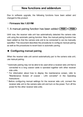 WJ-PC200 etc. New functions and addendum