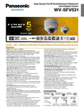 WV-SFV531 Spec Sheet (US)