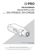 WV-CP630, WV-CP634 Installation Guide (Spanish)