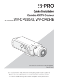 WV-CP630, WV-CP634 Installation Guide (French)