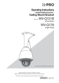 WV-Q121B, WV-Q178 Operating Instructions (English)