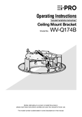 WV-Q174B Operating Instructions (English)