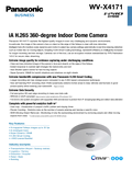 WV-X4171 Spec Sheet (US)
