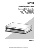 WJ-NX300 Operating Instructions (English)