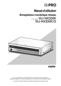 WJ-NX300 Operating Instructions (French)