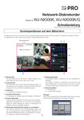 WJ-NX300 Quick Reference Guide (German)