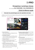 WJ-NX300 Quick Reference Guide (French)