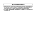 WV-SMR10, SMR10N3 New functions and addendum (English)