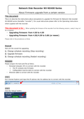 WJ-ND400 Upgrade manual