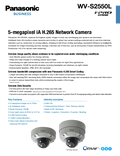 WV-S2550L Spec Sheet (US)
