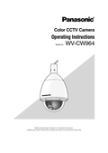 WV-CW964 Operating Instructions (English)