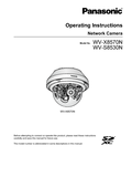 WV-X8570N, S8530N Operating Instructions (English)