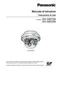 WV-X8570N, S8530N Operating Instructions (Italian)