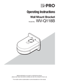 WV-Q118B Operating Instructions (English)