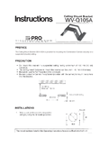 WV-Q105A Installation Guide