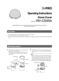 WV-CS4SA Operating Instructions