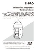 WV-X6533LN etc. Important Information (French)