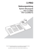 WV-CU980 Operating Instructions (German)