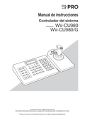 WV-CU980 Operating Instructions (Spanish)