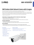 WV-X1551LN Spec Sheet (US)