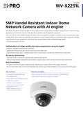 WV-X2251L Spec Sheet (Global)