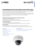 WV-X2271L Spec Sheet (Global)
