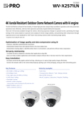 WV-X2571LN Spec Sheet (Global)